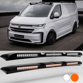 Volkswagen Transporter T7 2025 on Luminex Roof Light Pod With Amber Strobe Gloss Black