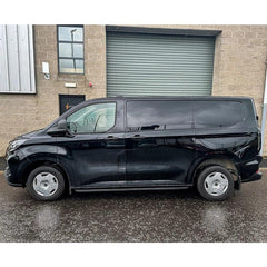Ford Transit Custom MK2 SWB 2024 On Trapezoid Side Bars In Matt Black