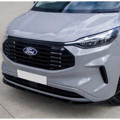 Ford Transit Custom MK2 2024 on Trend & Limited Front Splitter In Gloss Black