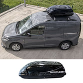 Ridgecargo Series 380l Roof Box In Black - 1350 X 380 X 890mm