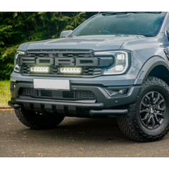 Ford Ranger Raptor 2023 On V2 Black Powder Coat Front Spoiler Bar