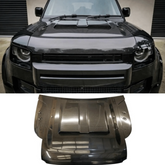 Land Rover Defender L663 2020 On Replacement Bonnet - Genuine Carbon Fibre