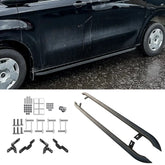 Ford Transit Custom MK2 LWB 2024 On Trapezoid Side Bars In Matt Black