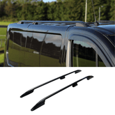 Renault Trafic - Vauxhall Vivaro - 2014 On Swb Aluminium Roof Bars - Black