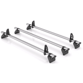 Rhino KammBar Fleet 3 Bar Van Roof Bar System - Ford Transit 2014 On