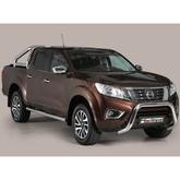 Nissan Navara Np300 2016 On - Misutonida Eu Approved Front Bar - 76mm - Stainless Finish