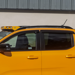 Ford Ranger Double Cab & Vw Amarok 2023 On - Egr Wind Deflectors External Fit - Dark Smoke