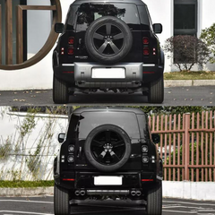 Land Rover Defender L663 110 // 90 2020 On - Full Exterior Front & Rear Black Pack 007