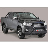 Toyota Hilux Mk8 2016-2020 Misutonida Eu Approved Front A-bar 63mm Black Finish