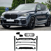 Bmw X5 G05 2018-2022 - Black Knight Aero Kit Full - With Grill & Mirror Caps