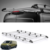 Rhino KammRack Aluminium Van Roof Rack - Volkswagen Transporter T7 2024 On SWB Low Roof (L1H1) Twin Rear Doors