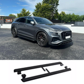 Audi Q8 2019 On Oe Style 2 Running Boards All Black- Pair