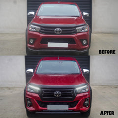 Toyota Hilux Mk8 2016-2020 - Front Bumper Conversion - Invincible X - Rocco Edition - Set