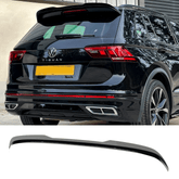 VW Tiguan R/R-Line MK2 Facelift 2020+ Spoiler in Gloss Black