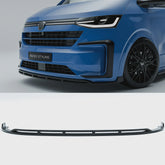 Volkswagen Transporter T7 2025 on Front Splitter Lip In Gloss Black