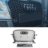 Audi Q5 2013-2015 'rsq5 Style' Honeycomb Grill In All Gloss Black