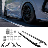 Ford Transit Custom MK2 2024 on Trapezoid Side Bars SWB In Gloss Black