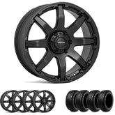 Ford Ranger 2012+ & 2023+ 20" Wheel & Tyre Package Veemann VX20 With Radar Tyres