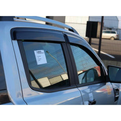 Ford Ranger T6 2012-2022 - Double Cab Wind Deflectors - External Fit - D004