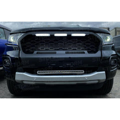 Ford Ranger T6 2019-2022- Wildtrak Replacement Led Grill - Mesh - Black