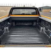 Ford Ranger T9 And VW Amarok 2023 On Double Cab Load Bed Rubber Mat In Black