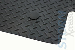 Ford Transit Mk8 2016 On Stx Front Tailored Fit Rubber Mat With 4 Clips - Black