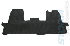 Ford Transit Mk8 2016 On Stx Front Tailored Fit Rubber Mat With 4 Clips - Black