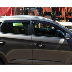 Hyundai Tucson 2016 On - Egr Quad Wind Deflectors - Dark Smoke