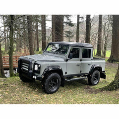 Land Rover Defender 110 Oem Style Running Boards Side Steps Pair Black