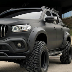 Mercedes X-class W470 2017+ Wheel Arch Kit In Gloss Black