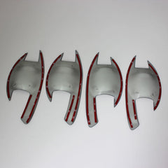 Mitsubishi L200 Series 6 2019 On - Stx Door Handle Inserts - Black - Set Of 4