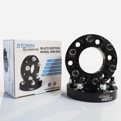 Nissan Navara 6x114.3 30mm Wheel Spacers With Hub Centric - Black (Off Road Use)