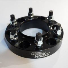 Nissan Navara 6x114.3 30mm Wheel Spacers With Hub Centric - Black (Off Road Use)