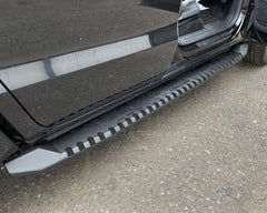 Nissan Navara Np300 2016 On - Double Cab - Stx Side Steps - Running Boards - Black