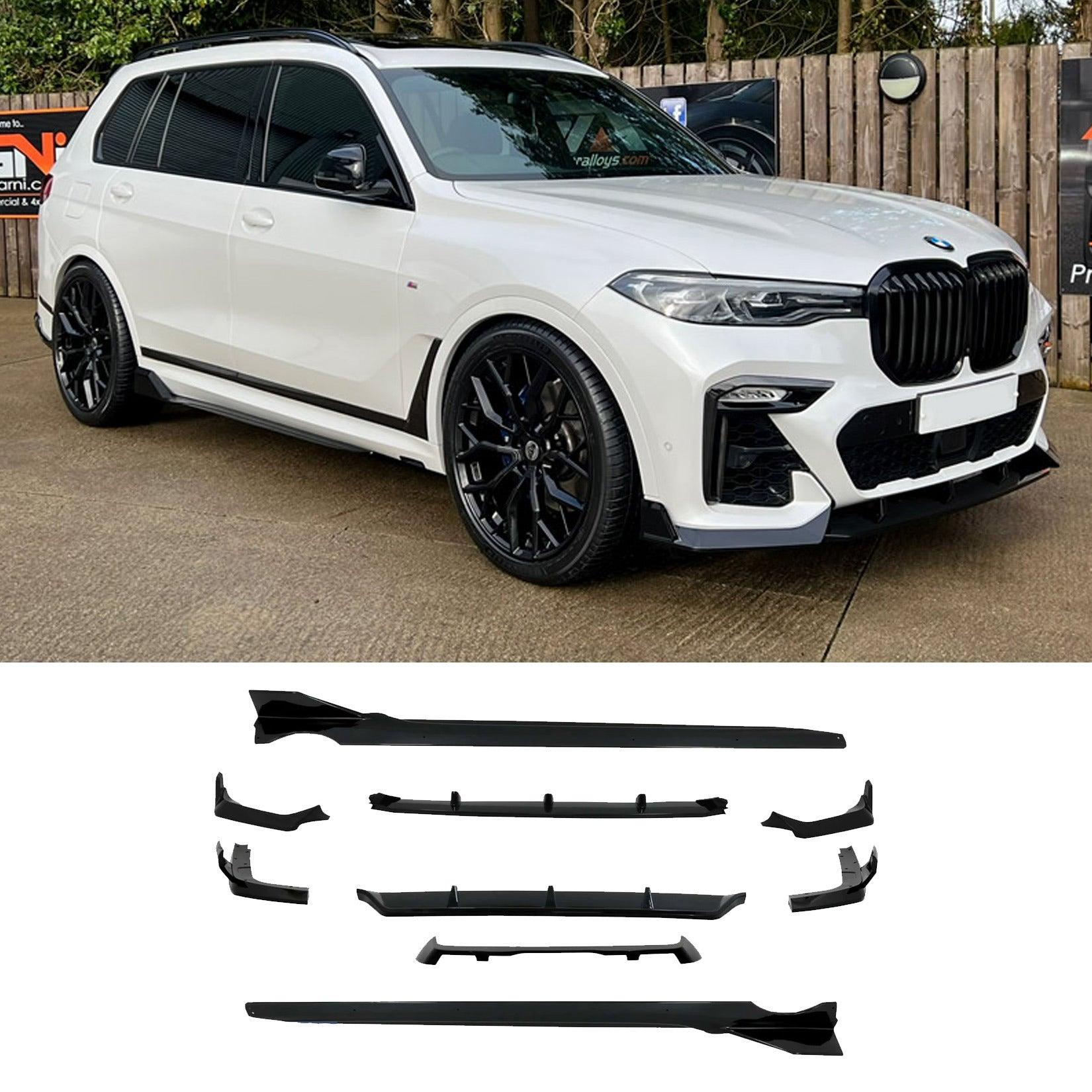 Bmw X7 G07 2018 On Black Knight Aero Body Kit - In Gloss Black - Bf-bmx7-003