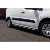 Citroen Berlingo - Peugeot Partner - 2008-2018 Black Side Bars - Angular - Short Wheel Base - 60mm