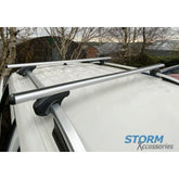 Cross Bars - Crossbars - Roof Rails - Universal Fit - 135 Cm - Silver