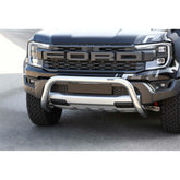 Ford Ranger Raptor 2022 On Misutonida Ec Approved Front Bar - 76mm - Silver