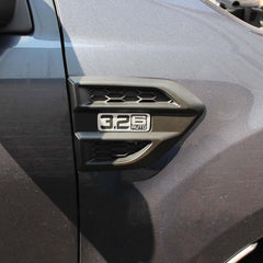 Ford Ranger T6 2016-2018 Side Vent Grille Covers - Black