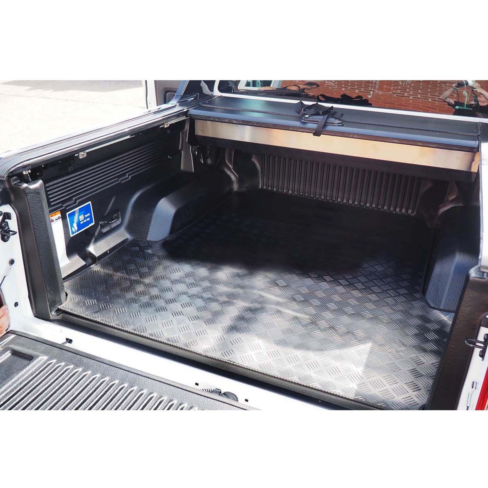 Ford Ranger T6 Wildtrak 2019-2022 Double Cab Load Bed Rubber Mat In Black