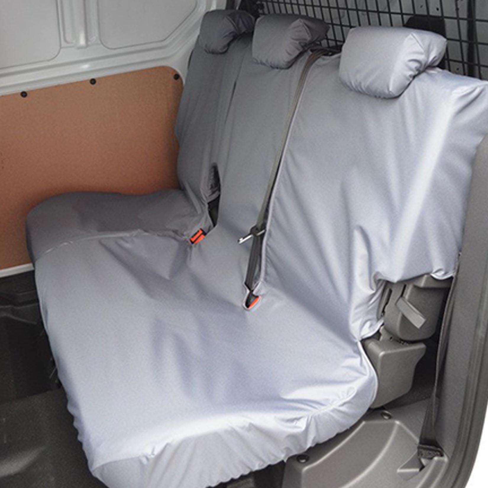 Ford Transit Connect Van 2014-2018 Double Cab In Van Rear Seat Covers - Grey