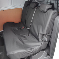 Ford Transit Connect Van 2018 On Double Cab In Van Rear Seat Covers - Black
