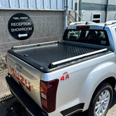 Isuzu D-max 2012 On Double Cab Aluminium Tonneau Cover Black Finish Egr