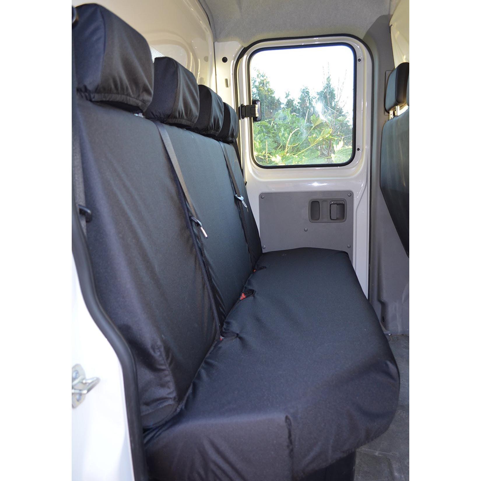 Mercedes Sprinter Van 2006 Onward Rear Quad Seat Covers - Black