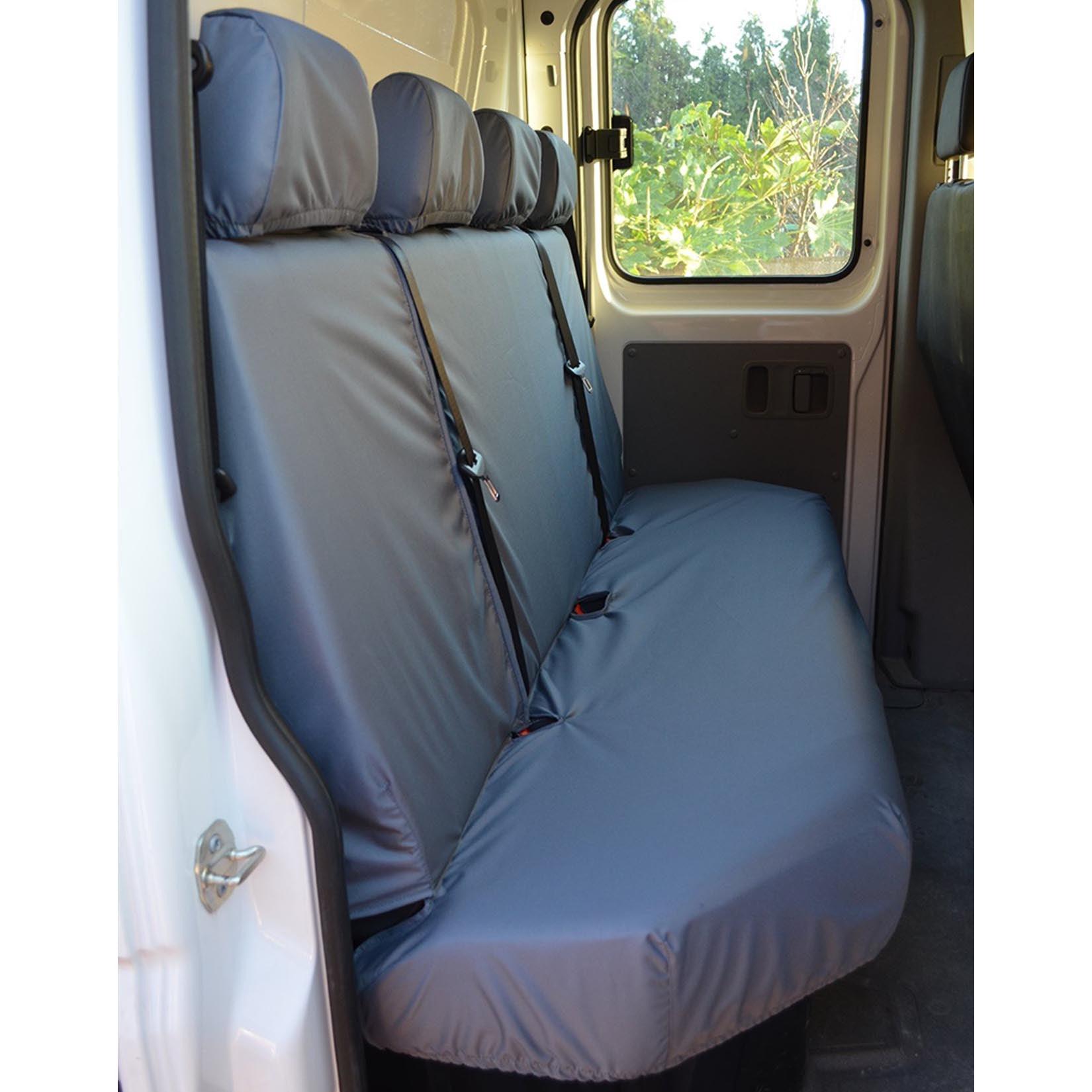 Mercedes Sprinter Van 2006 Onward Rear Quad Seat Covers - Grey