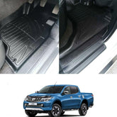 Mitsubishi L200 Series 5 - 6 - Fiat Fullback 2016 On - 3d Tailored Mud Mats - Mudblock