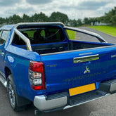 Mitsubishi L200 Series 5 - 6 - Long Bed - Fiat Fullback - Stainless Steel Long Reach Sport Roll Bar