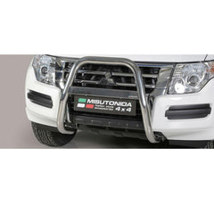 Mitsubishi Shogun - Pajero 2015 On - Misutonida High Front A-bar - 63mm - Stainless Finish