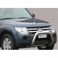 Mitsubishi Shogun/pajero 2007-2014 Misutonida Eu Approved Front Bar - 76mm - Stainless Finish