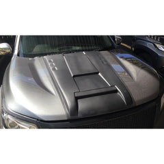 Nissan Navara Np300 2016 On Bonnet Scoop - Matte Black